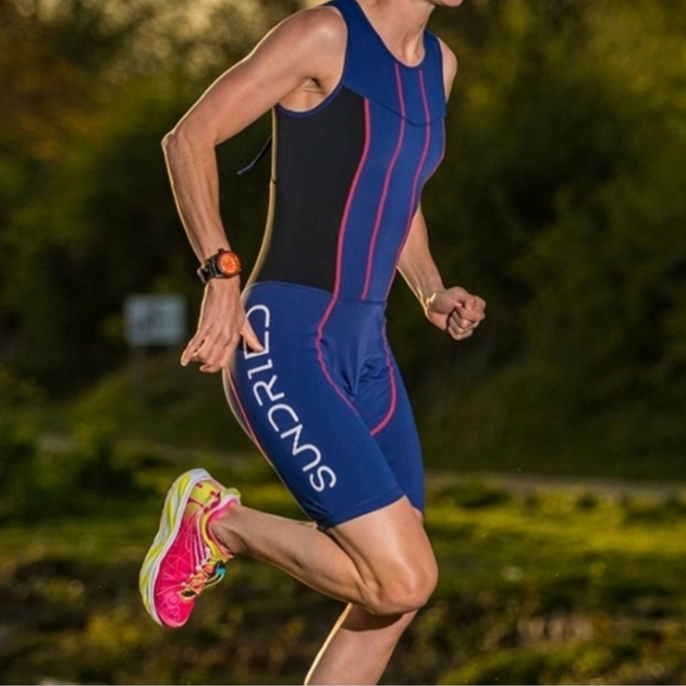 Sundried Blue and Red Triathlon Suit